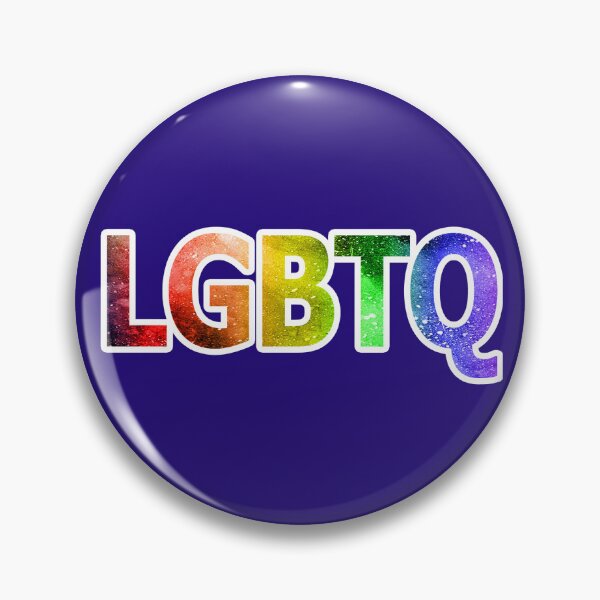 Item preview, LGBTQ Logo with white stroke designed and sold by LRaien.