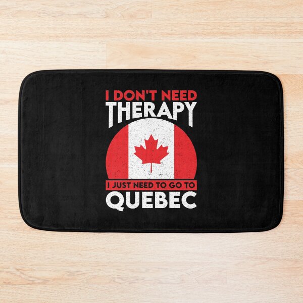 Item preview, I Don't Need Therapy I Just Need To Go To Quebec: Canada Pride Home Calling - Vintage Flag Canadian designed and sold by Adexyl.