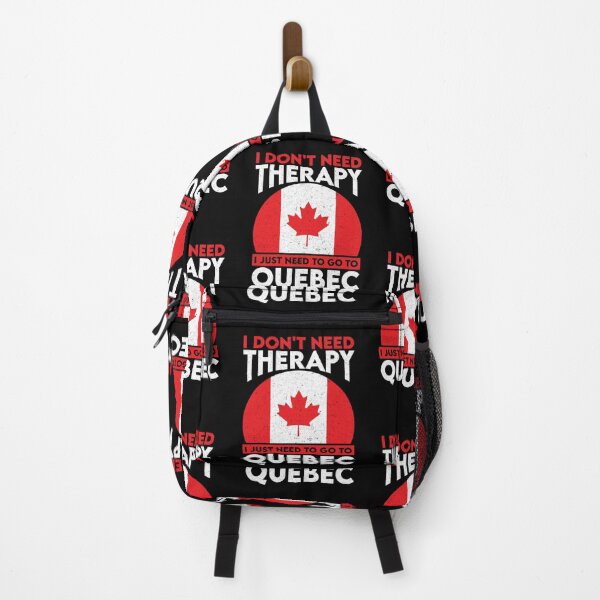 Item preview, I Don't Need Therapy I Just Need To Go To Quebec: Canada Pride Home Calling - Vintage Flag Canadian designed and sold by Adexyl.