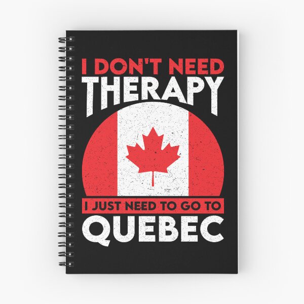 Item preview, I Don't Need Therapy I Just Need To Go To Quebec: Canada Pride Home Calling - Vintage Flag Canadian designed and sold by Adexyl.