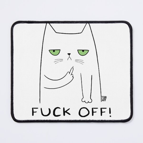 Item preview, FUCK OFF CAT T-Shirt designed and sold by malishas.