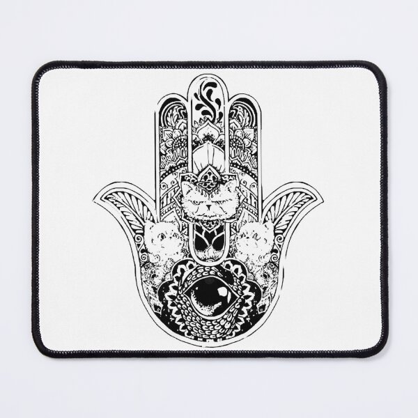 Item preview, Hamsa Hand Cat Cat T-Shirt designed and sold by malishas.