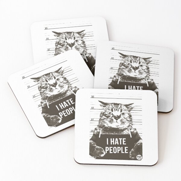 Item preview, I HATE PEOPLE T-Shirt designed and sold by malishas.