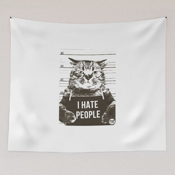 Item preview, I HATE PEOPLE T-Shirt designed and sold by malishas.