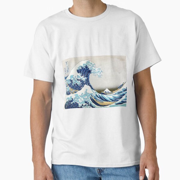 Vista previa del artículo con la obra «La gran ola de Kanagawa», diseñado y vendido por Lukefussell.