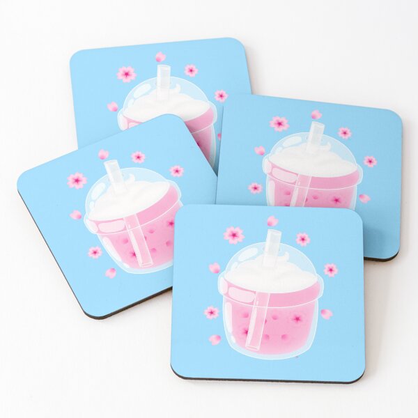 Item preview, Boba tea- sakura pink designed and sold by MeowMeowsShop.