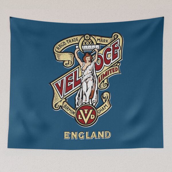 Item preview, british Motorcycle Emblem - Velocette Maiden designed and sold by LegendVintages.
