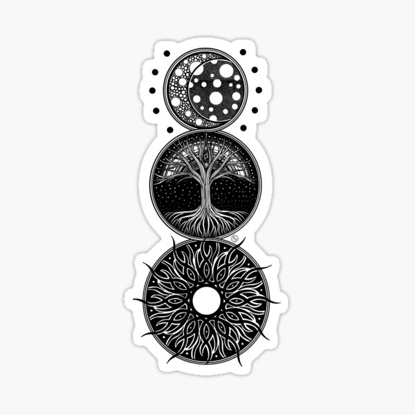 Vista previa del artículo con la obra «EP. LUNA / VIDA / SOL», diseñado y vendido por eyespsyche.