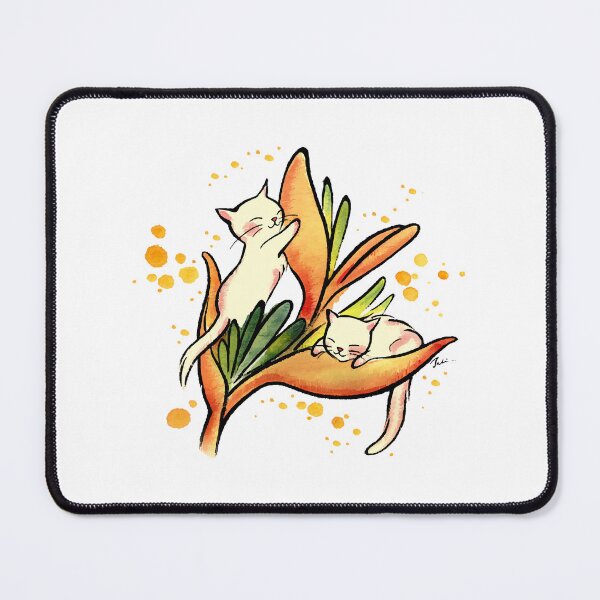 Item preview, Yellow Heliconia cats T-Shirt designed and sold by malishas.