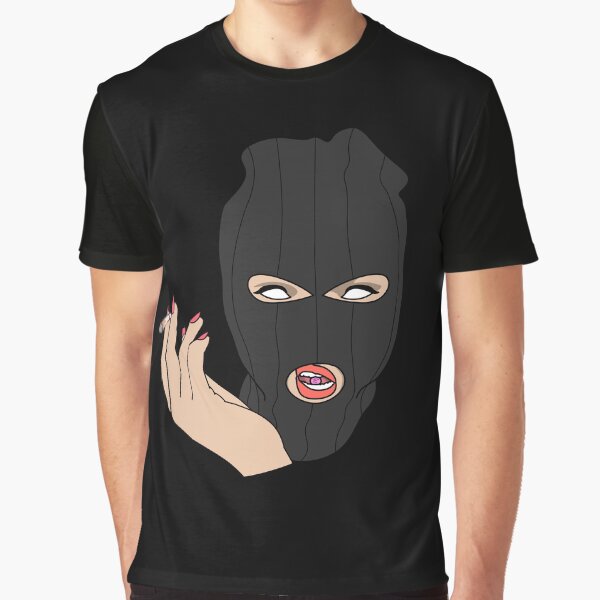 Aperçu de l'œuvre Skimask Weed et Mdma | Gangsters féminins | Illustration des yeux de démon créée et vendue par ProdbyNiECO.