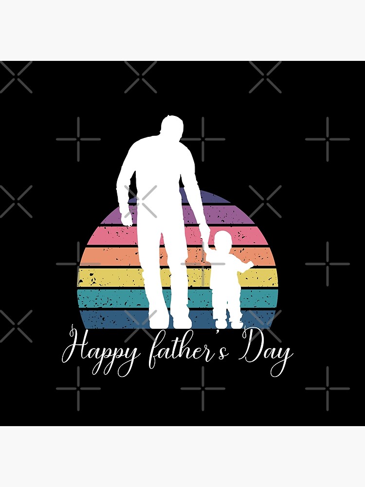 Happy Father's Day White Hat Sticker for Sale by fatimah2002