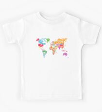 Typography Map Kids Tee