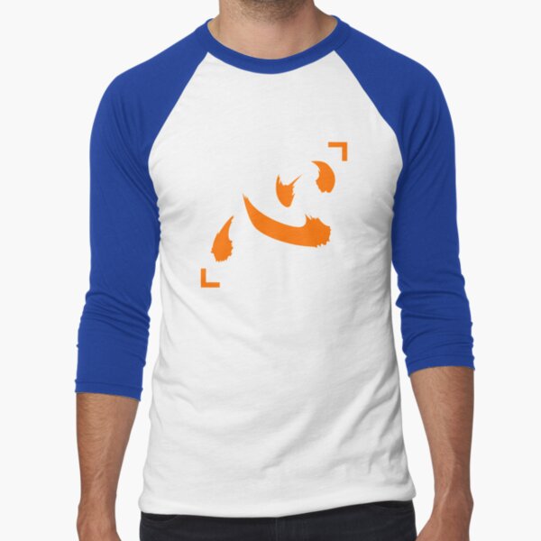 Netero Lucky Shirt Symbol (Heart/Mind) Anime Shirt Baseball ¾ Sleeve T-Shirt