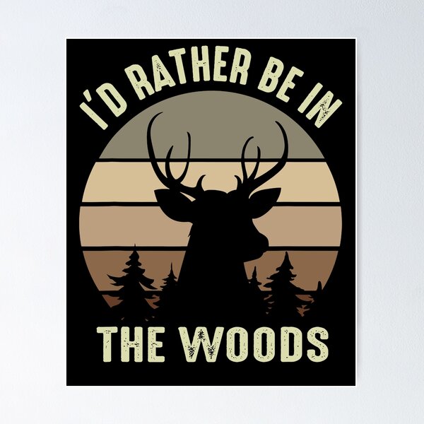 Id Rather Be Fishing Wild Outdoor Deer Predator Doe Hunting Bow