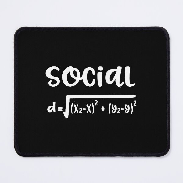 Item preview, Social Distance Formula Math designed and sold by supriyadi4927.