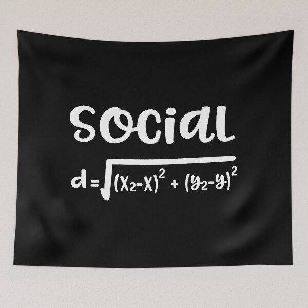Item preview, Social Distance Formula Math designed and sold by supriyadi4927.