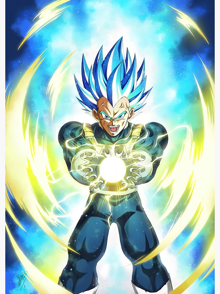 Vegeta Final Flash Metal Prints for Sale