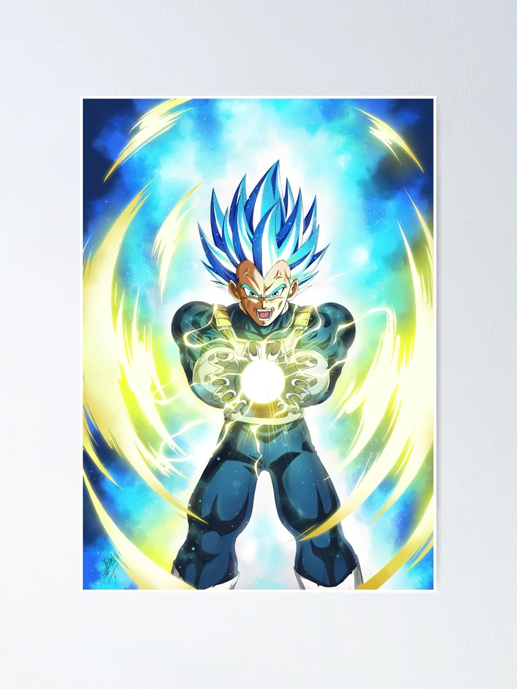 Vegeta Blue (final flash) Poster for Sale by Ralex495