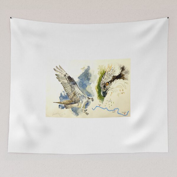 Item preview, Glentress ospreys designed and sold by threefishes.