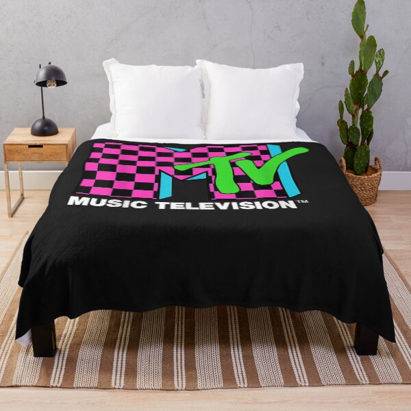 Item preview, Classic mtv logo pink and blue checker design designed and sold by ChristopherHuli.