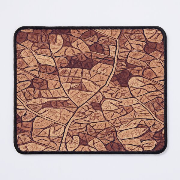 Item preview, Simplistic leaf structure pattern - bronze designed and sold by SulkaCreative.