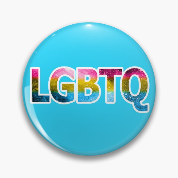 Item preview, LGBTQ Logo with white stroke designed and sold by LRaien.