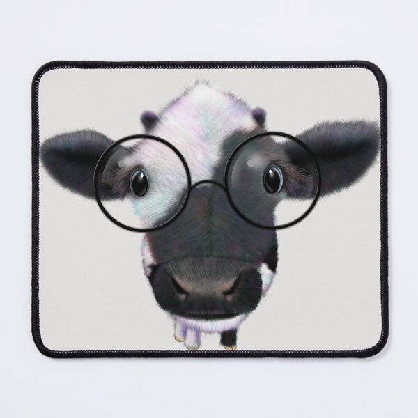 Item preview, Inquisitive Cute Black and White Holstein Cow designed and sold by DogLifeCo.