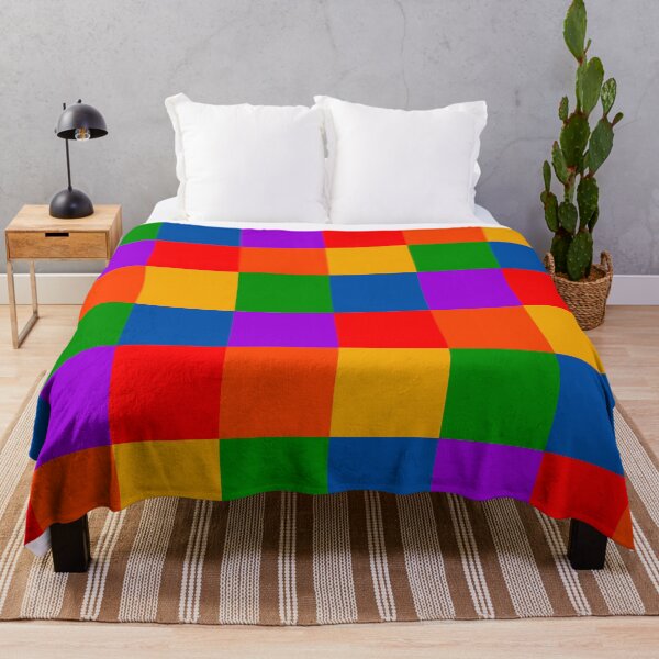 Item preview, LGBT Rainbow Inspired Checkered Pattern designed and sold by SpaceAlienTees.