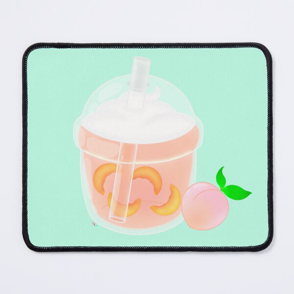 Item preview, Boba tea- peach pinkish designed and sold by MeowMeowsShop.