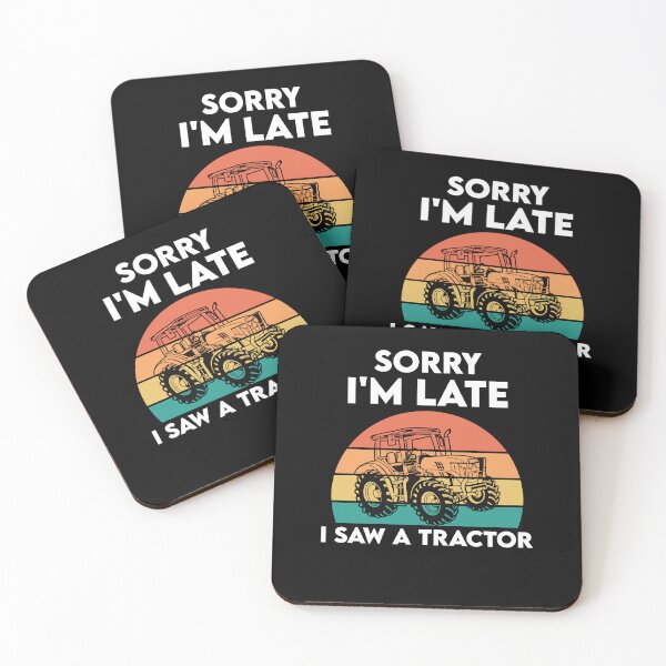 Item preview, Sorry I'm Late I Saw a Tractor - Funny Farmer Farming Farm designed and sold by Adexyl.