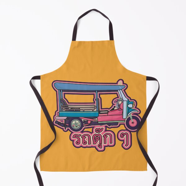 Artikelvorschau, Tuk tuk Thailand illustration - bunt -Thai font entworfen und verkauft von Boogosh.