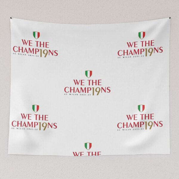 Item preview, AC Milan We The Champions / Champions of Italy 2022 - Best Selling Design designed and sold by ahmadem.
