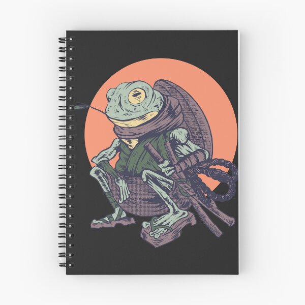 Artikelvorschau, Samurai-Kriegerfrosch im Sonnenuntergang entworfen und verkauft von Marvs29.