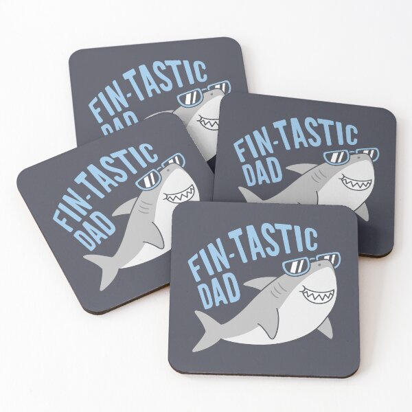 Item preview, Funny Fin-tastic Dad Shark With Shades designed and sold by rustydoodle.