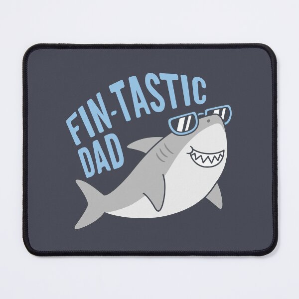 Item preview, Funny Fin-tastic Dad Shark With Shades designed and sold by rustydoodle.