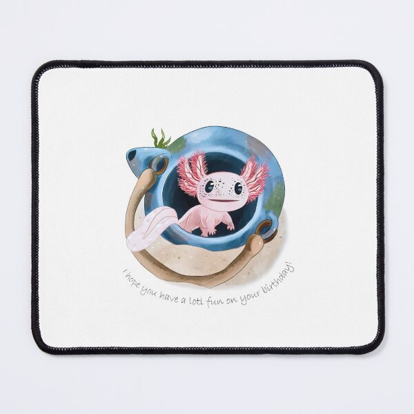 Item preview, Axlotl Birthday designed and sold by KimmieBap.