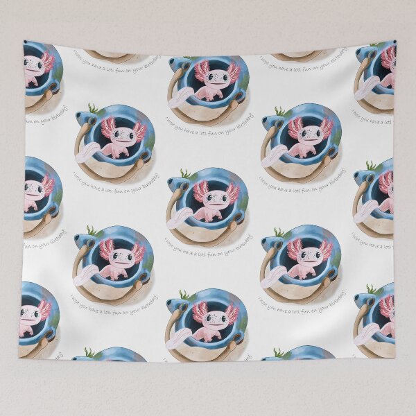Item preview, Axlotl Birthday designed and sold by KimmieBap.