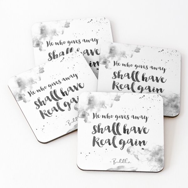 Item preview, He Who Gives Away Shall Have Real Gain - Quotes From Buddha on life designed and sold by Buddhaport.