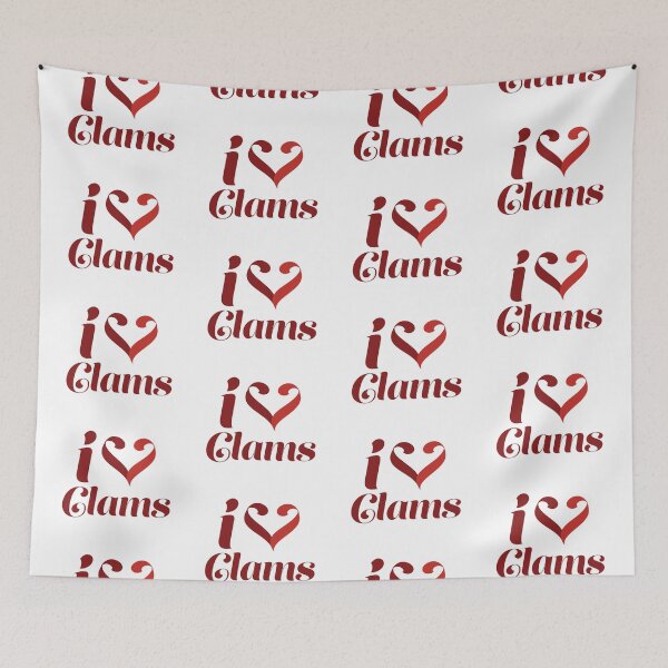 Item preview, I Love Clams designed and sold by Gregg Brinkerhoff.