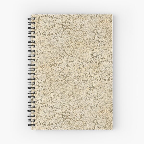 Item preview, Old Floral Crochet Lace Pattern beige bleached designed and sold by EDDArt.
