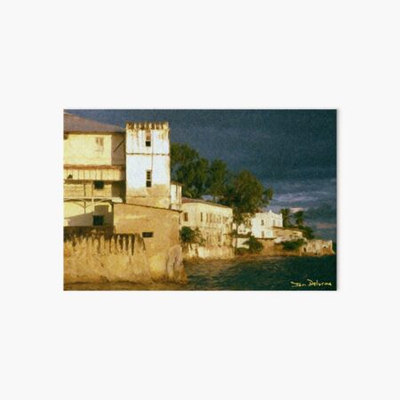 Zanzibar, A Storm approaches Art Board Print