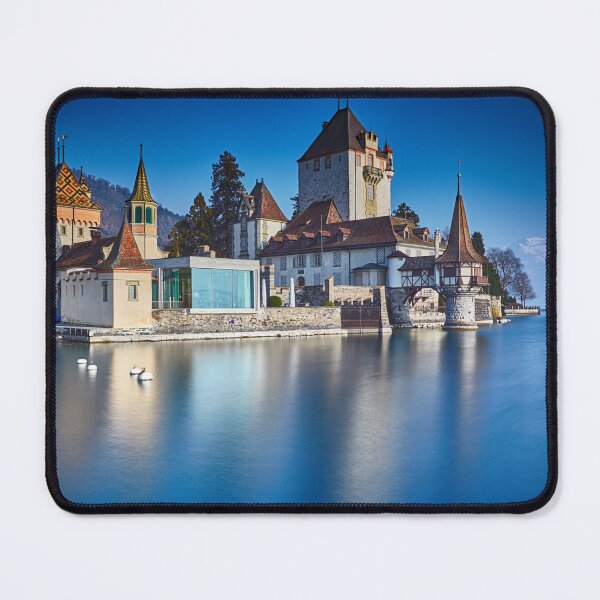Item preview, Oberhofen Castle on Lake Thun, Switzerland designed and sold by RegaloRepublic.