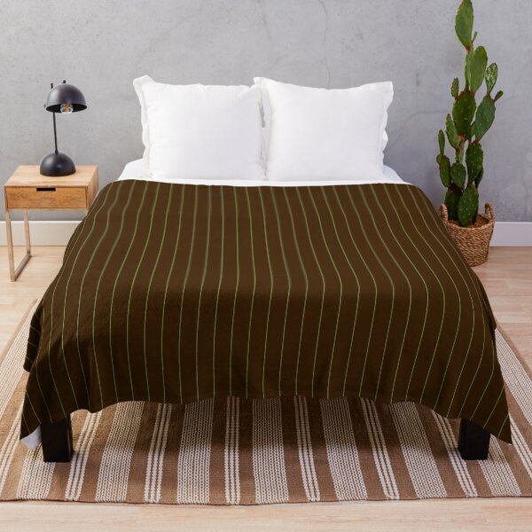 Item preview, Chocolate and Lime Pinstripes designed and sold by Valerie Bennett.