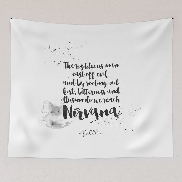 Item preview, Cast Off Evil - Rooting Out Lust, Bitterness And Illusion - Quotes From Buddha on life designed and sold by Buddhaport.