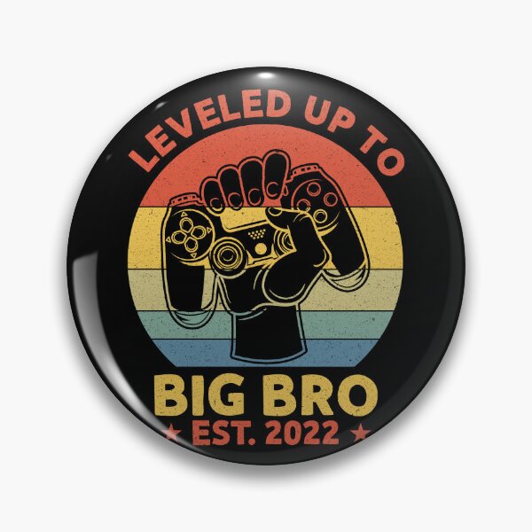 Item preview, Leveled Up To Big Bro EST 2022: Big Brother Gift - New Brother Siblings designed and sold by Adexyl.