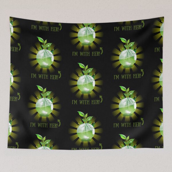Item preview, I'm With Her!  Environmental Awareness, March For Science not Ignorance! designed and sold by Koffeecrisp.