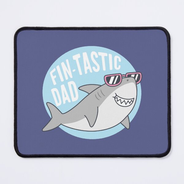 Item preview, Funny Shark With Shades Fin-tastic Dad Pun designed and sold by rustydoodle.