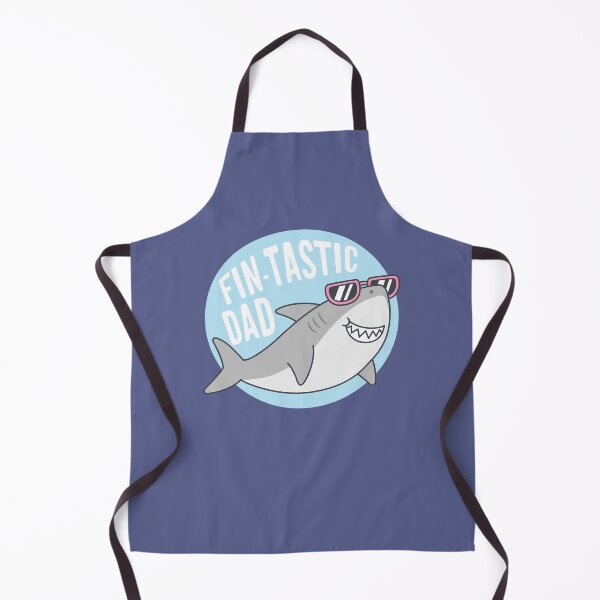 Item preview, Funny Shark With Shades Fin-tastic Dad Pun designed and sold by rustydoodle.
