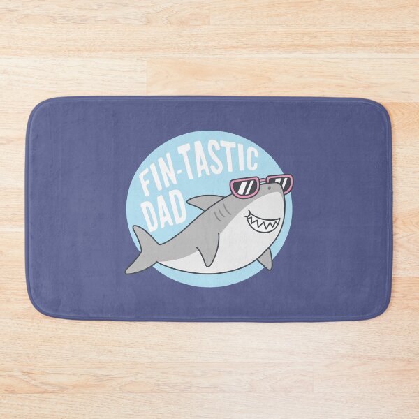 Item preview, Funny Shark With Shades Fin-tastic Dad Pun designed and sold by rustydoodle.