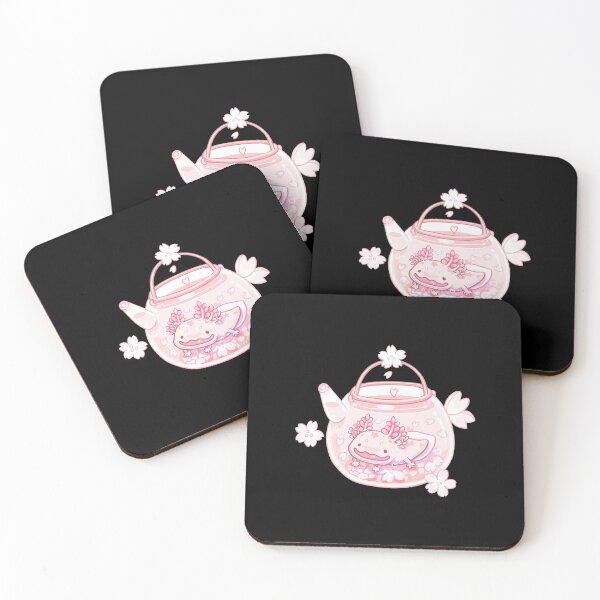 Item preview, Cherry Blossom Axlotl Tea designed and sold by LeesePink.